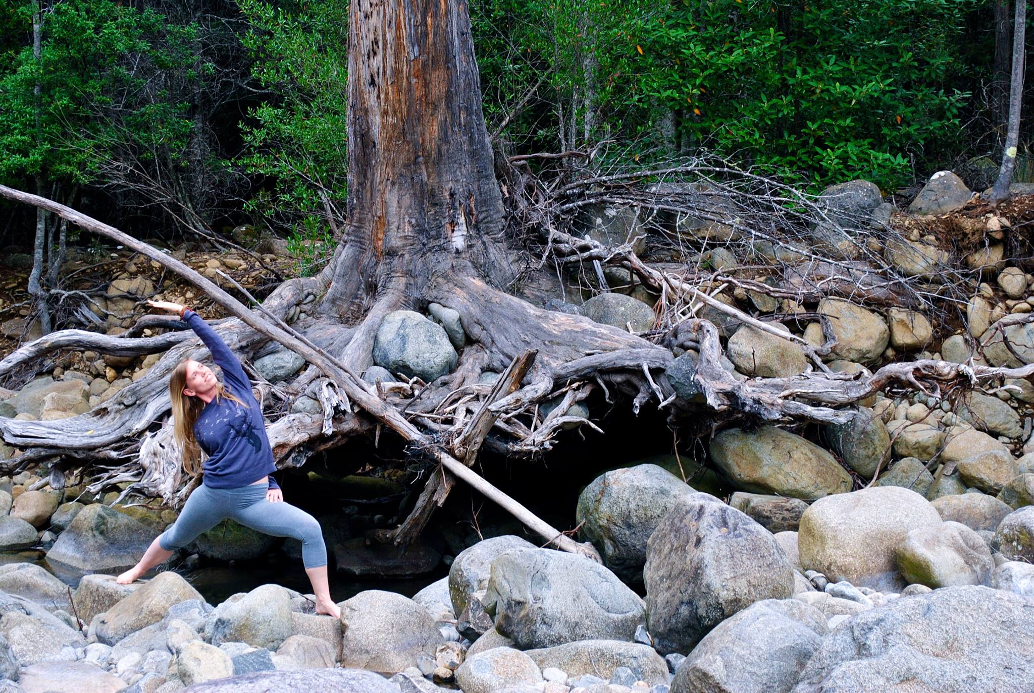 Woman in quiet, grounded moment